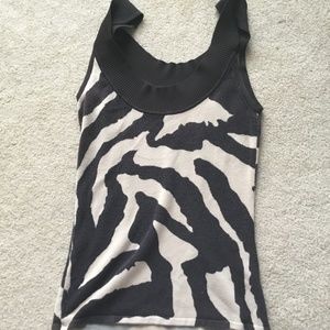 Brown and tan tiger stripped shirt